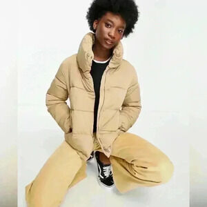 Stradivarius padded puffer jacket  XS winter casual EUC